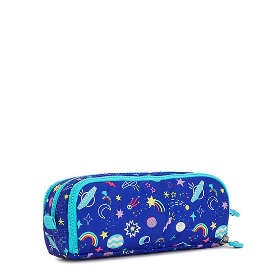 Kipling Gitroy Printed Pencil Case Bags Galaxy Gimmicks | AU 1909DF